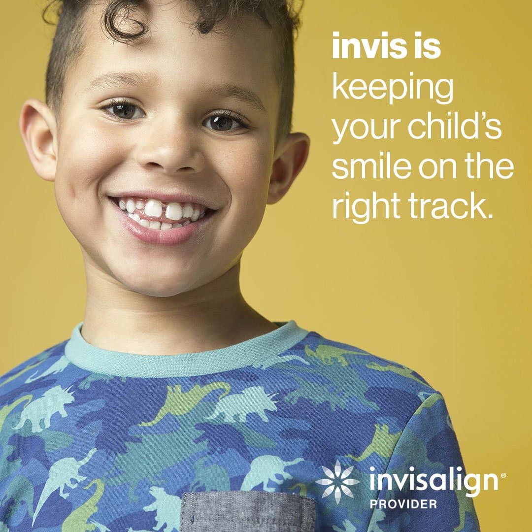 A child suited to Invisalign Palatal Expander treatment at Align Dental Surgery